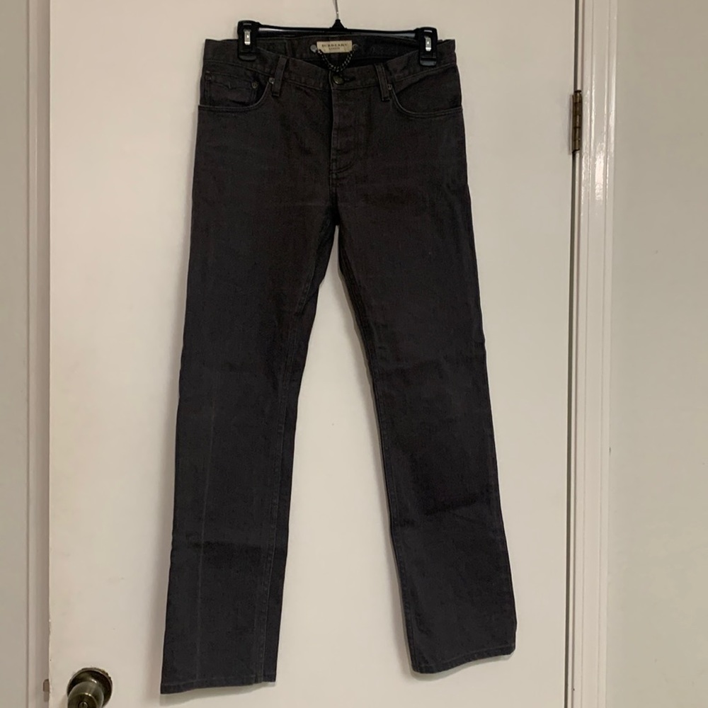 Burberry London Steadman Grey Jeans Button Up
